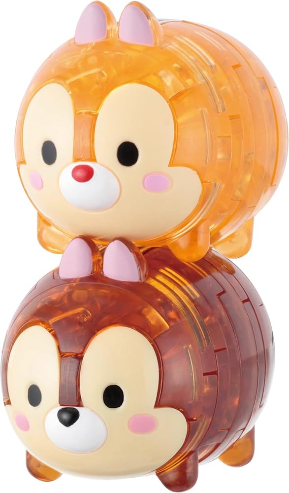hanayama crystal gallery chip and dale puzzle pieces for bright display and collection.