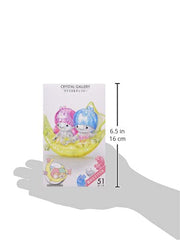 Hanayama Little Twin Stars Moon puzzle, crystal-clear pieces encourage deliberate, rewarding puzzle-solving.