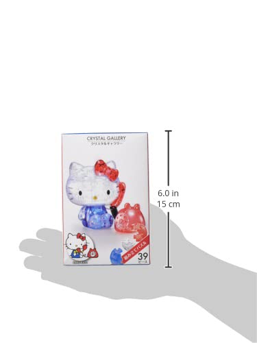 Hanayama Crystal Gallery 3D puzzle parts fit with precision for a satisfying build.