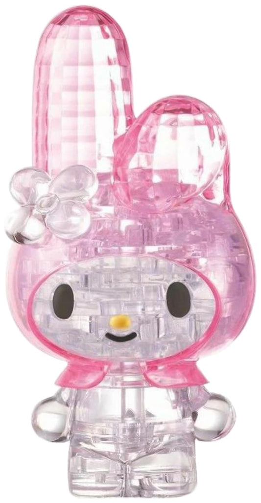 Hanayama Crystal Gallery My Melody puzzle pieces assembled into a headcloth character for display