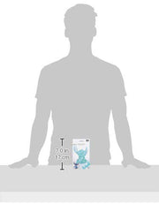 Hanayama Crystal Gallery display-ready stitched 3D puzzle character on shelf.
