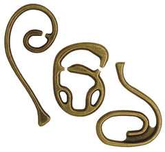 Hanayama Enigma Puzzle pieces close-up, intricate engineering for problem-solving