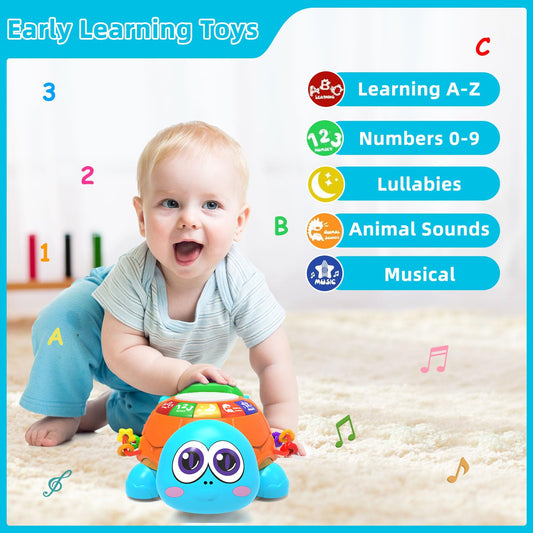 Hanayo turtle crawling action encourages movement and gross motor play