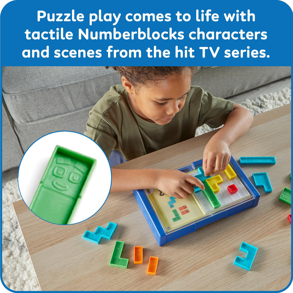 hand2mind Numberblocks Puzzle Solver: four levels of play keep kids engaged