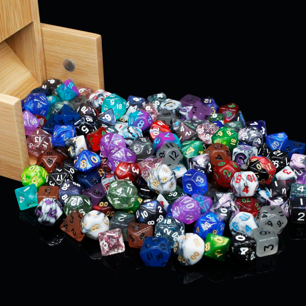 Handan 105-piece mystery dice set ready for surprise in gameplay