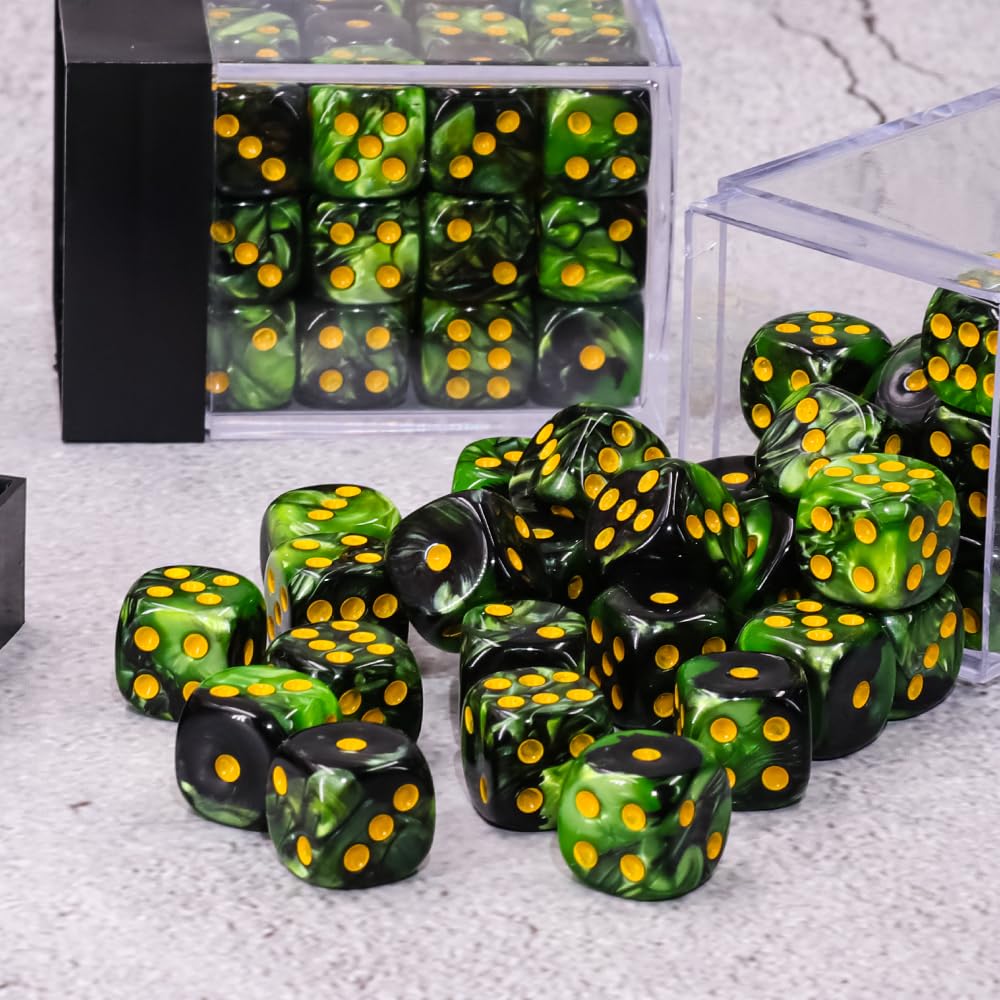 Handan 12mm D6 dice with rounded corners for smooth rolls and balanced weight.