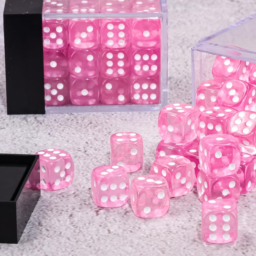 Close-up of Handan dice surface and clear pips