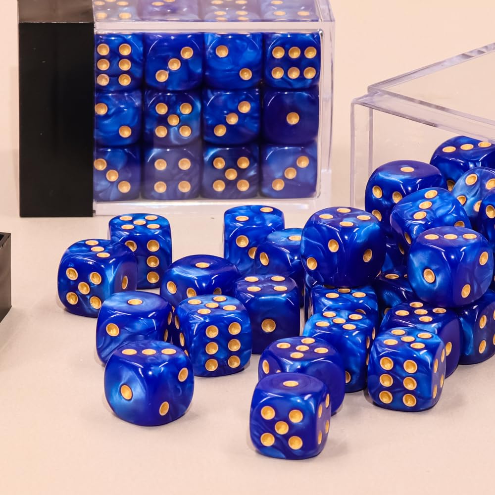 Handan Yahtzee-ready dice set with durable acrylic and vivid colors.