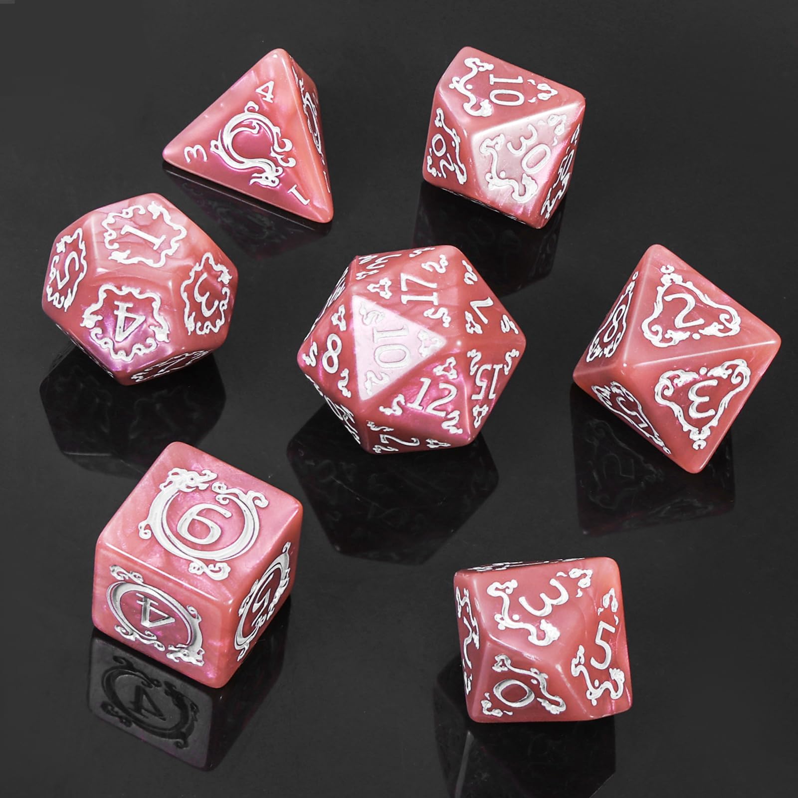 Handan DND dice set full display for ready-to-play adventures.