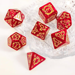Handan DND dice set weighs 35g for balanced rolls during sessions.