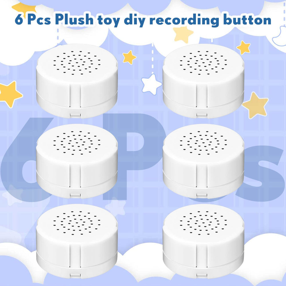 Six white Handepo recorders included for multiple plush toys.
