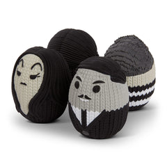 Handmade by Robots Addams Mini Egg 4 Pack fits Scooby-Doo universe display.
