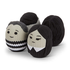 Handmade by Robots Addams Mini Egg 4 Pack signature vinyl tag resembles a sewn label.