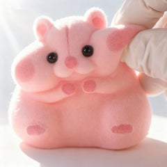 Handmade Taba Squishy Hamster Toy pink packaging gift, ready to delight.