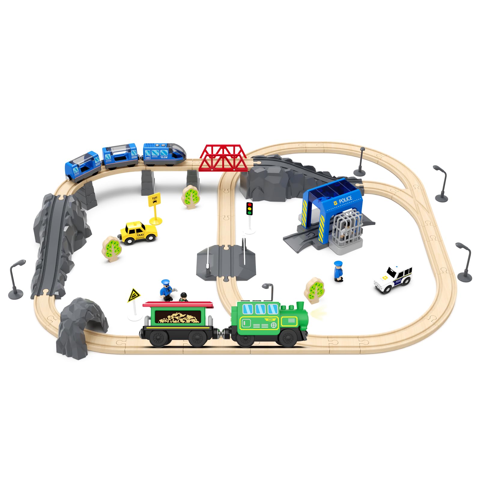HANQIANN remote control for precise, kid-friendly operation during track adventures.