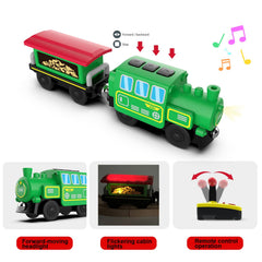 HANQIANN train assembly shows modular design for imaginative building sessions.