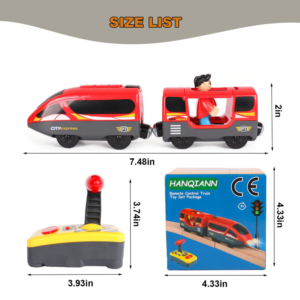 Hanqiann passenger figures included to enrich storytelling during play