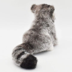 Hansa Pallas Kitten 12-inch tag with care instructions visible for upkeep.