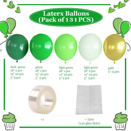 Haolongfa 18-inch green balloons for bold focal points in party backdrops.