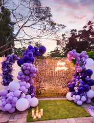 Haolongfa lavender 18in balloons bring soft romantic ambiance to celebrations.