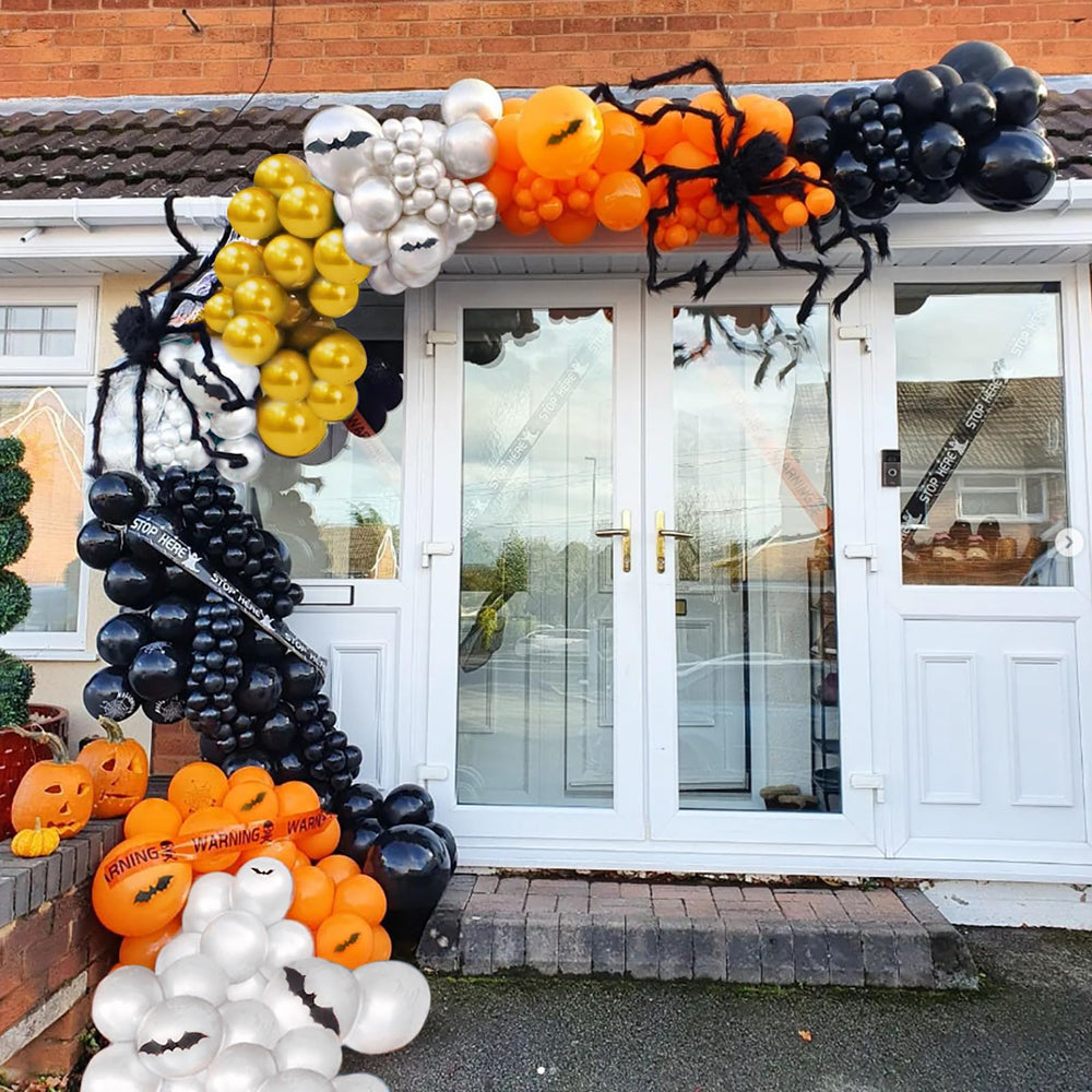 Haolongfa premium latex balloons offer durable, vibrant color for trick-or-treat scenes.