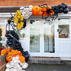 Haolongfa premium latex balloons offer durable, vibrant color for trick-or-treat scenes.