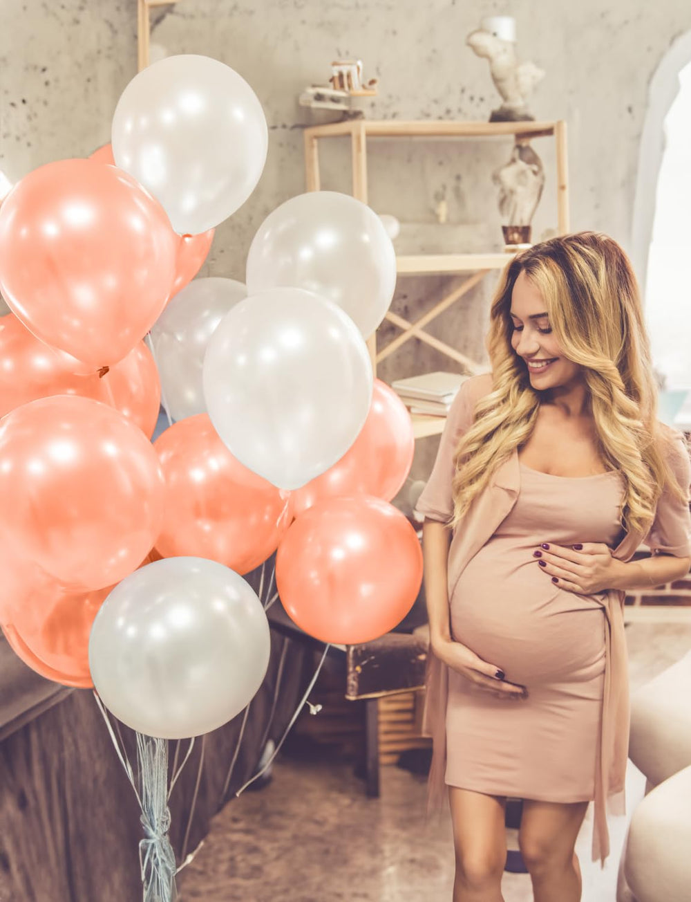 Haolongfa rose gold 18in balloons for arch display