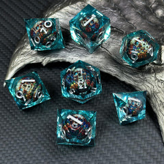 HAOMEJA multi-color dice arrangement adds dramatic table presence.