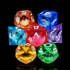 HAOMEJA D4 dice with clear faces aid quick encounter tracking.