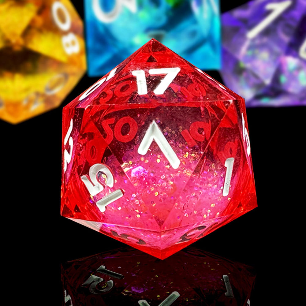 HAOMEJA D8 sharp-edged resin dice bring crisp turns for RPG sessions.