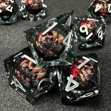 HAOMEJA resin material ensures durable dice with steady balance.