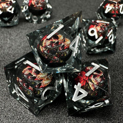 HAOMEJA resin material ensures durable dice with steady balance.