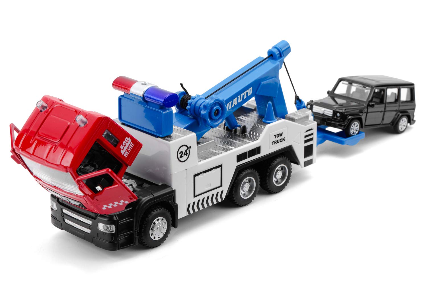 haomsj die-cast SUV included for varied city missions