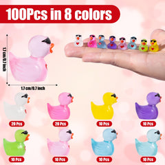 Haooryx glow-in-the-dark ducks with sunglasses add whimsical night ambiance