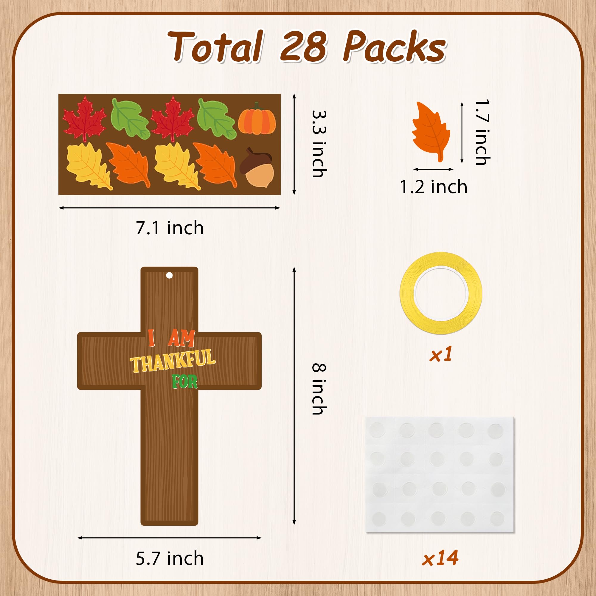 haooryx maple leaf cards for writing gratitude messages and gifting.