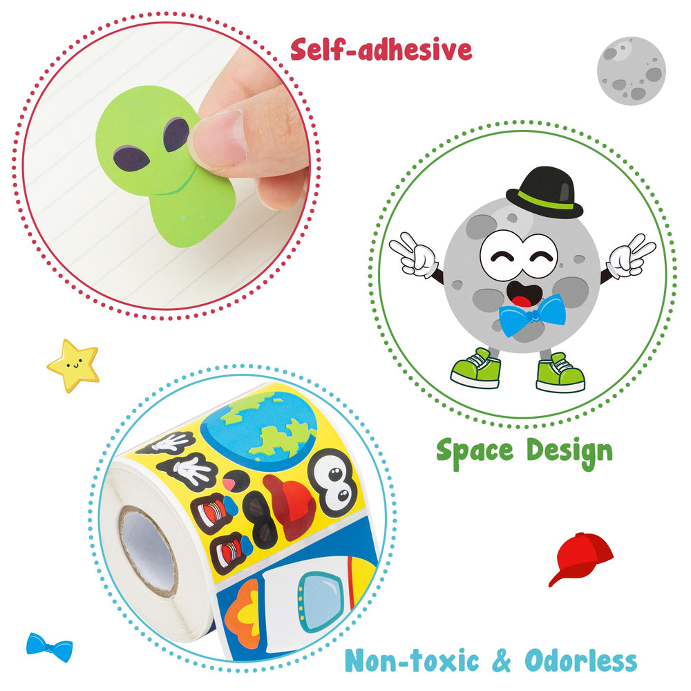 Haooryx Planet sticker brings colorful celestial accents to journals
