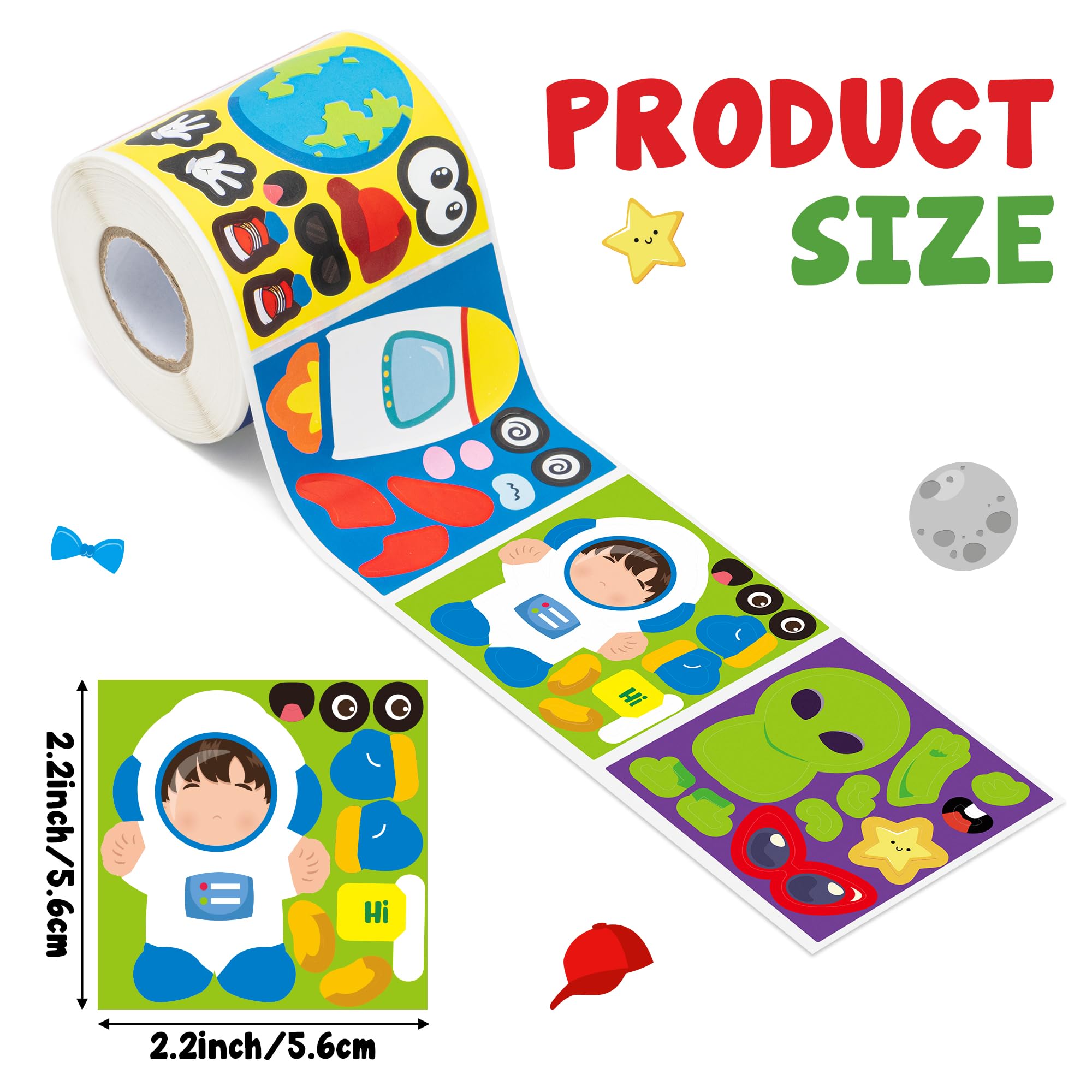 Haooryx Rocket sticker brightens planners with space age energy