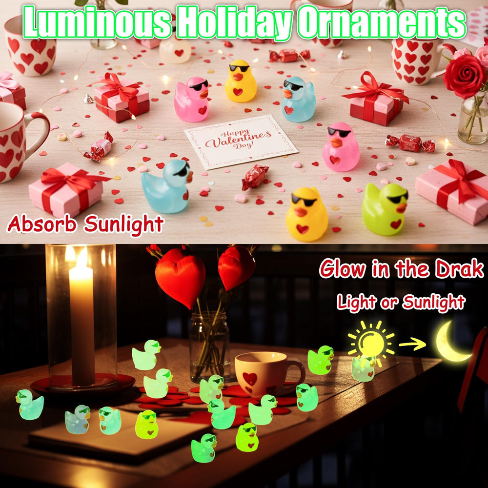 Haooryx valentines table scatter ducks brighten gift boxes
