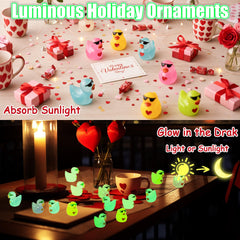 Haooryx valentines table scatter ducks brighten gift boxes