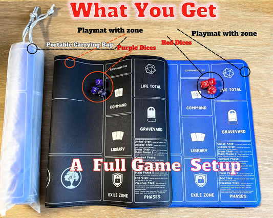 Close-up of zone layouts and HD artwork on HaoSiTeck mats.