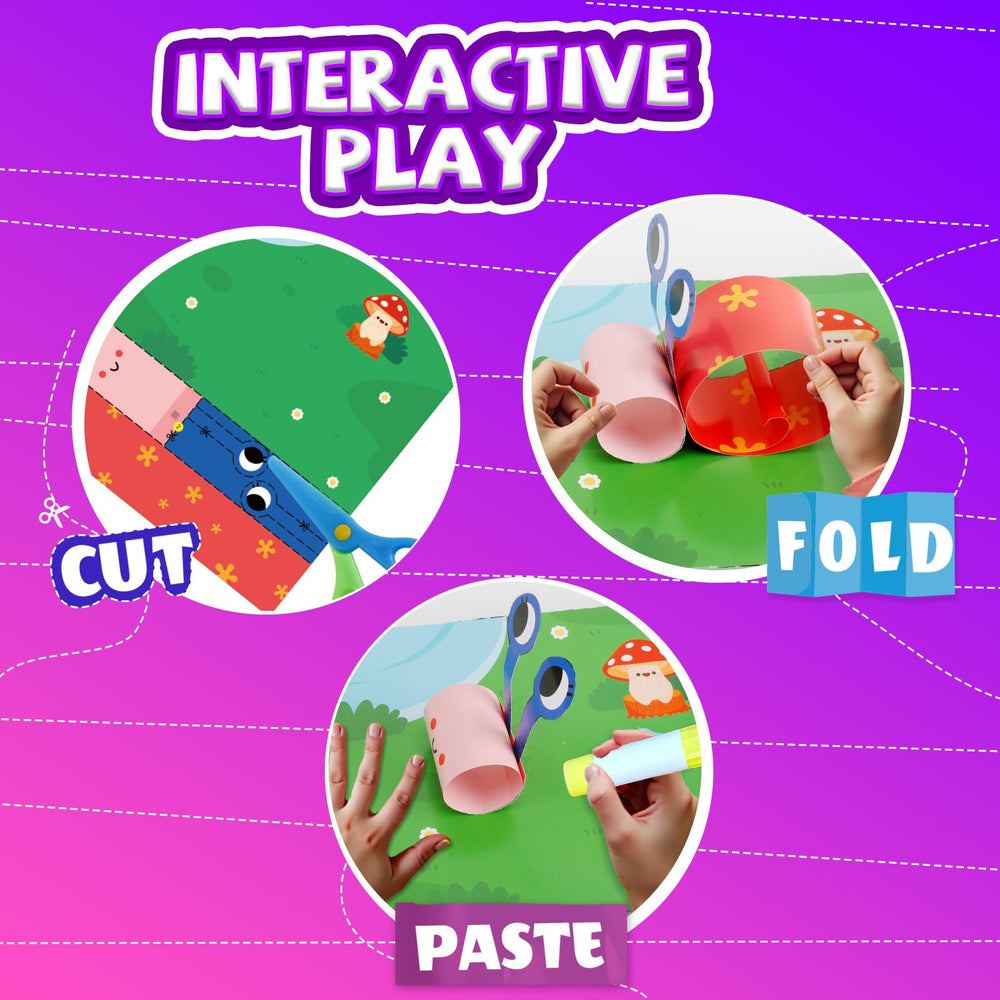 HAOWWLAI mess-free craft layout keeps crafts tidy during play