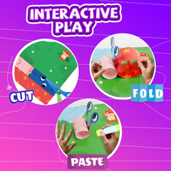 HAOWWLAI mess-free craft layout keeps crafts tidy during play