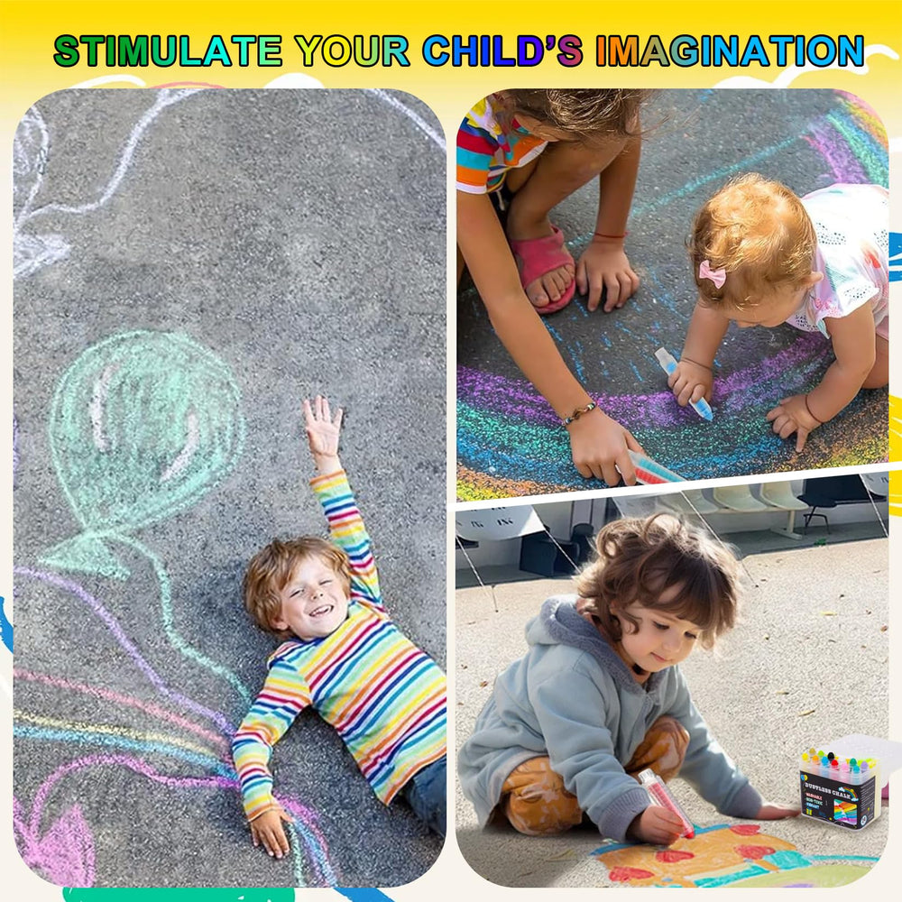 Haoyond refill chalks provide continuous color for doodling