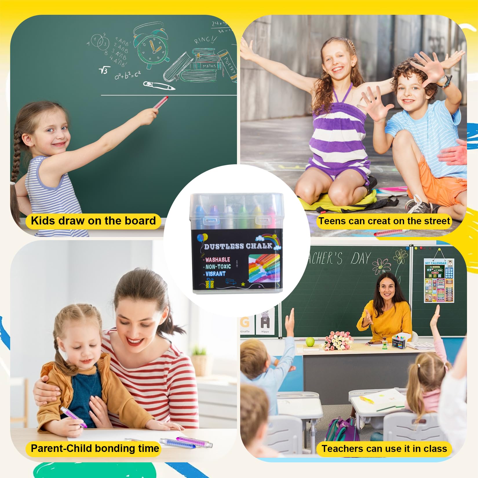 Haoyond safe, kid-friendly art setup for home or school
