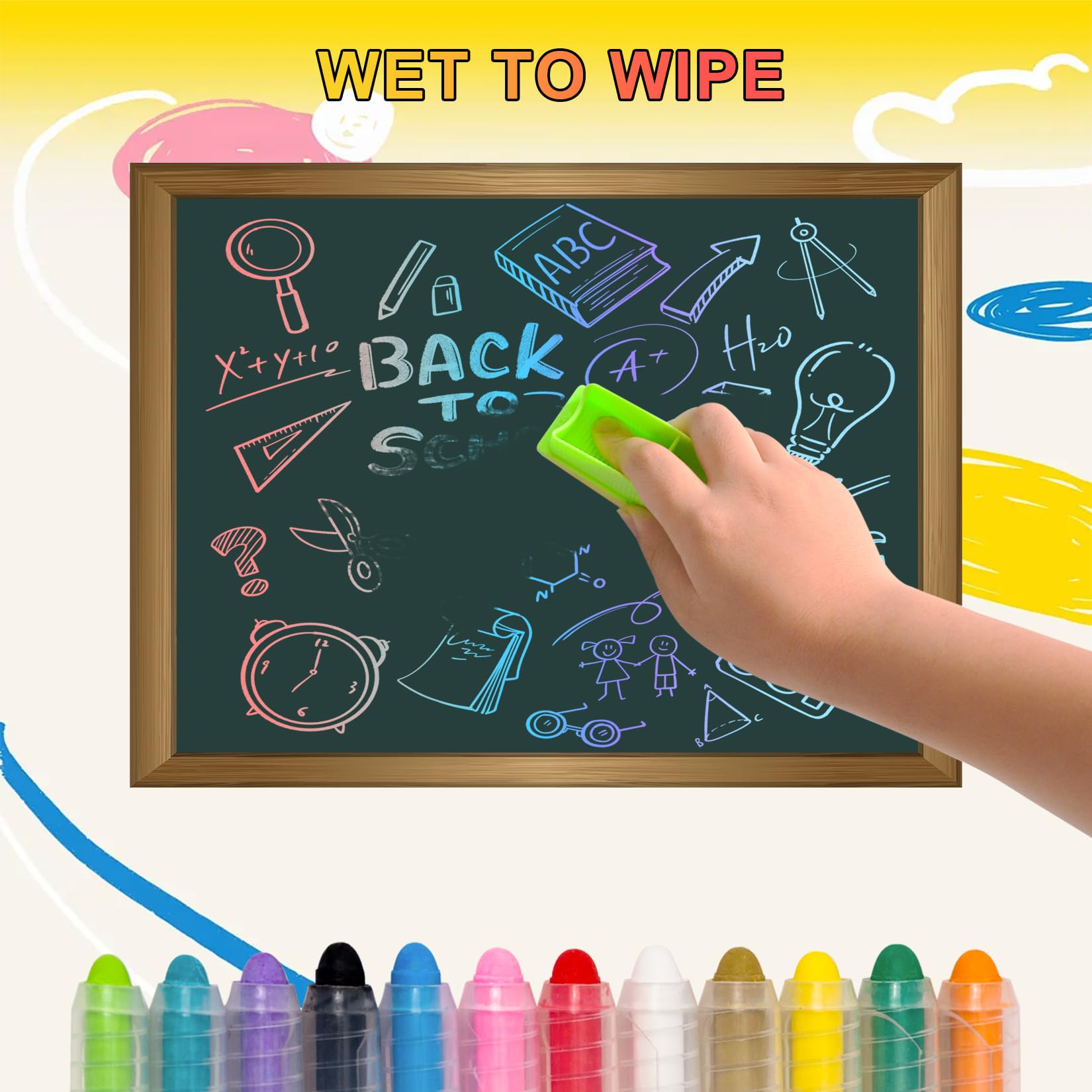Haoyond wet wipe eraser for quick board clean-up