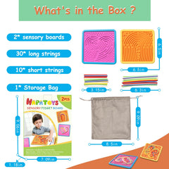 HAPATOYS 6.5-inch square board demonstrated for portable, safe fun.