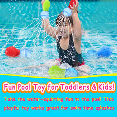 HAPATOYS bright colors bath toy, ideal for tub, pool, or water table.