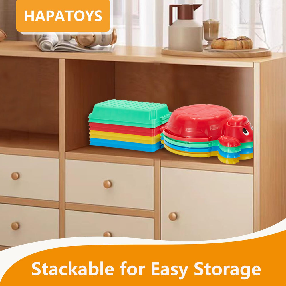 HAPATOYS Colorful stones encouraging balance, walking, and jumping exploration