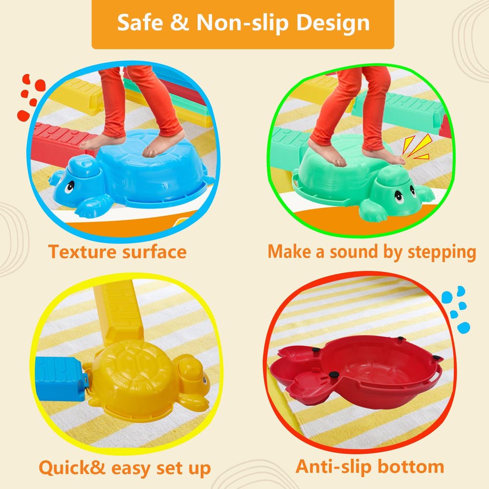 HAPATOYS Non-slip bases keeping stones steady indoors or outdoors