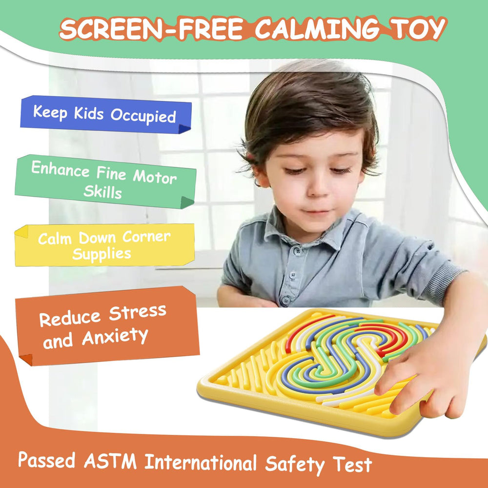 HAPATOYS sensory board with two sides patterns; varied tactile input for play.